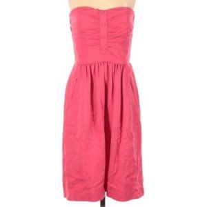 Comptoir Des Cotonniers Strapless Pink Dress